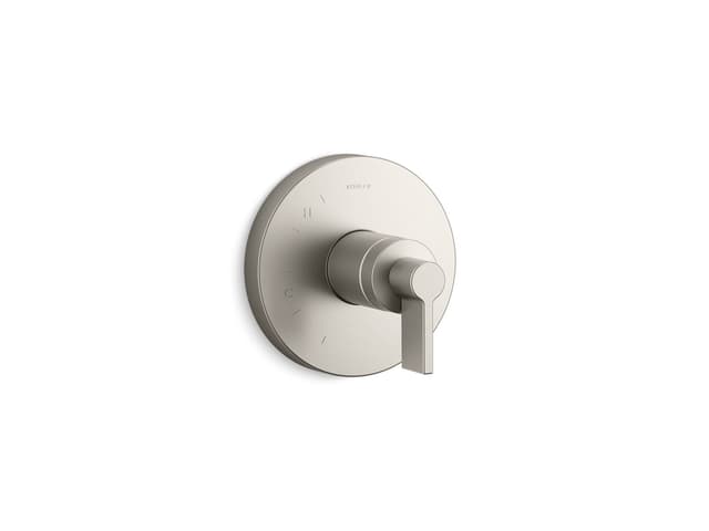 Kohler Components Rite-Temp valve trim with Lever handle - Vibrant Brushed Nickel