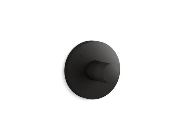Kohler Components Rite-Temp valve trim with Oyl handle - Matte Black