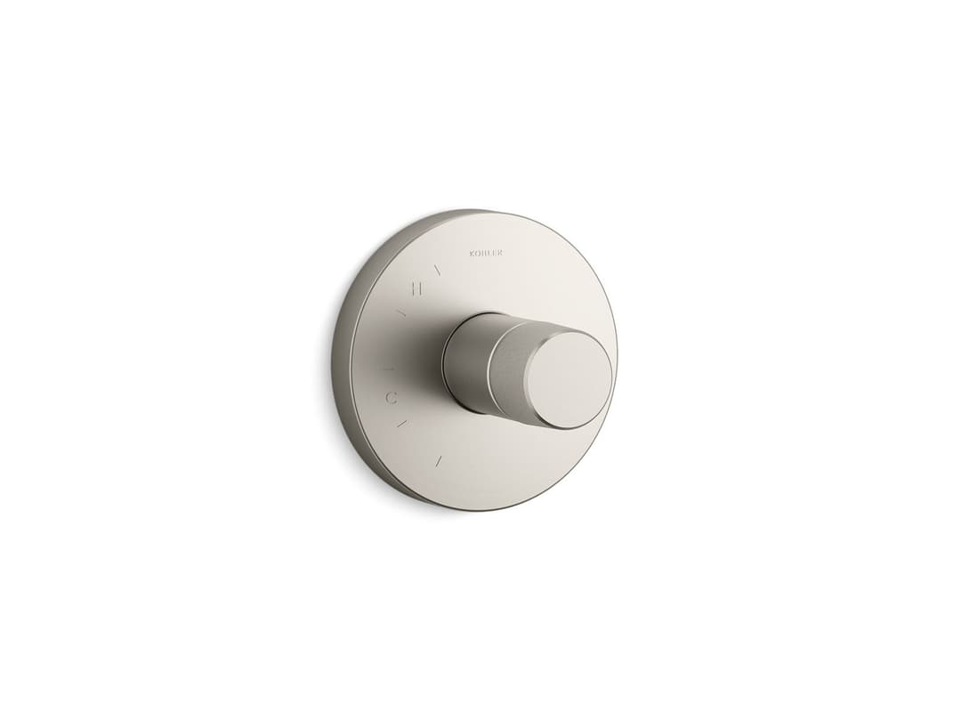 Kohler Components Rite-Temp valve trim with Oyl handle - Vibrant Brushed Nickel by Kohler