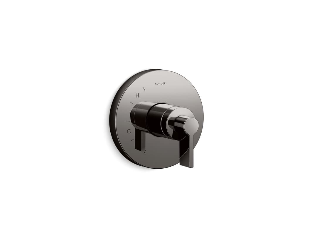 Kohler Components Rite-Temp valve trim with Lever handle - Vibrant Titanium by Kohler