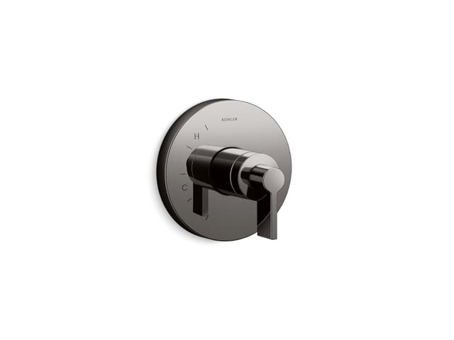 Kohler Components Rite-Temp valve trim with Lever handle - Vibrant Titanium