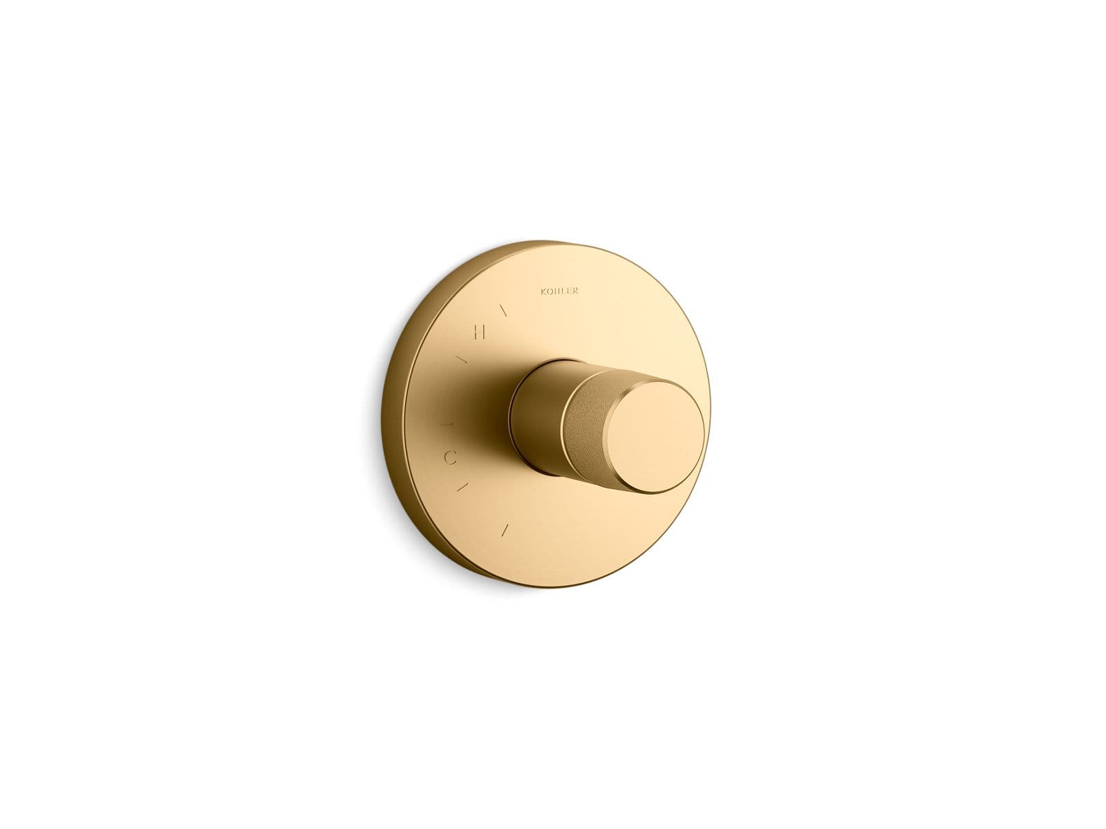 Kohler Components Rite-Temp valve trim with Oyl handle - Vibrant Brushed Moderne Brass by Kohler
