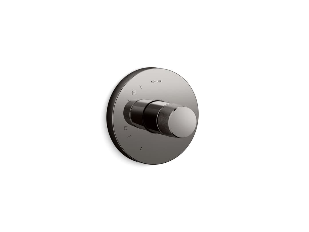 Kohler Components Rite-Temp valve trim with Oyl handle - Vibrant Titanium by Kohler
