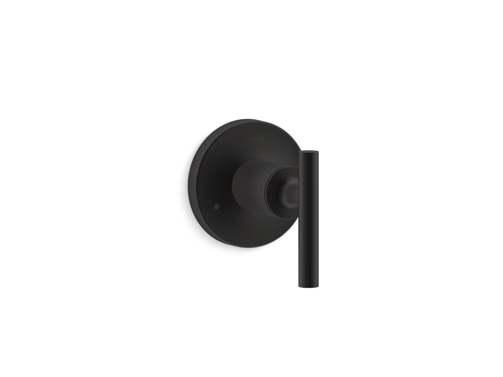 Kohler Purist MasterShower transfer valve trim with lever handle - Matte Black by Kohler