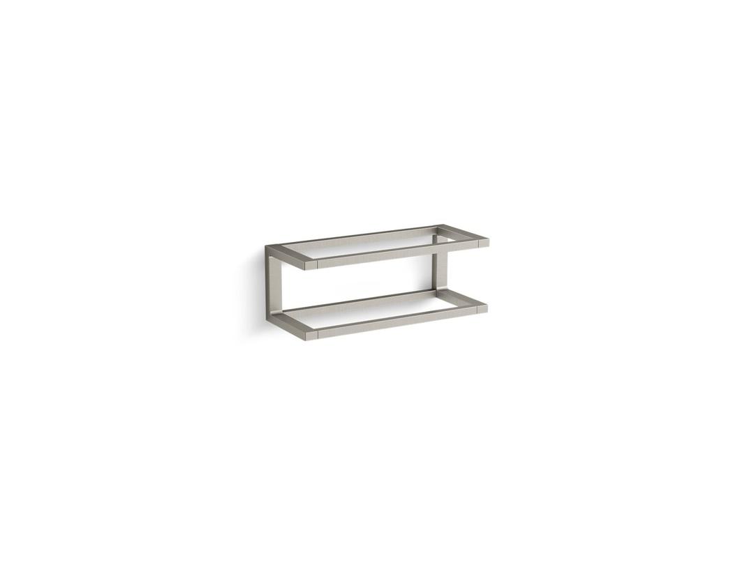 Kohler Draft 12'' towel bar frame - Vibrant Brushed Nickel by Kohler