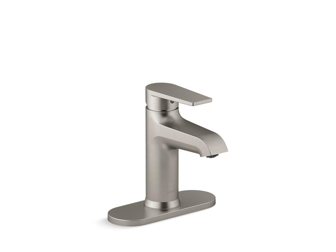 Single-handle bathroom sink faucet, 1.2 gpm - Vibrant Brushed Nickel by Kohler