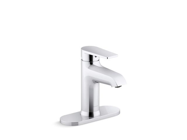 Single-handle bathroom sink faucet, 1.2 gpm - Vibrant Brushed Moderne Brass