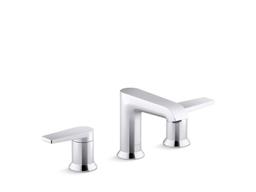 Widespread bathroom sink faucet, 1.2 gpm - Polished Chrome - image 1