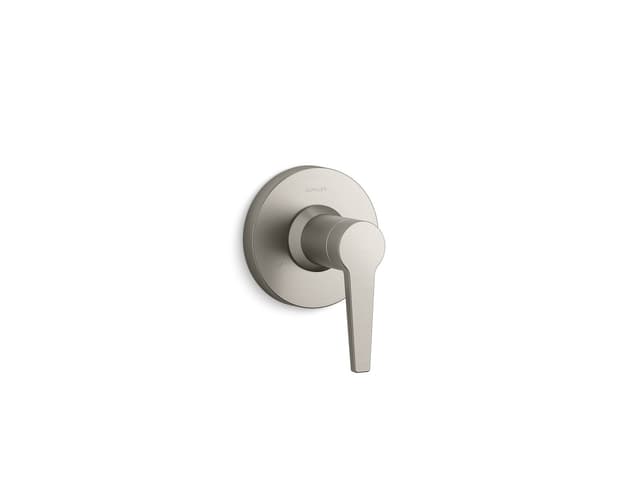 Kohler Pitch MasterShower transfer valve trim - Vibrant Brushed Nickel