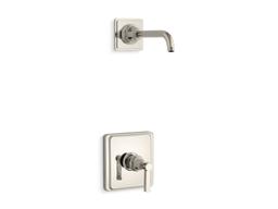 Kohler Pinstripe Pure Rite-Temp shower trim kit with lever handle, without showerhead - Polished Chrome - image 3