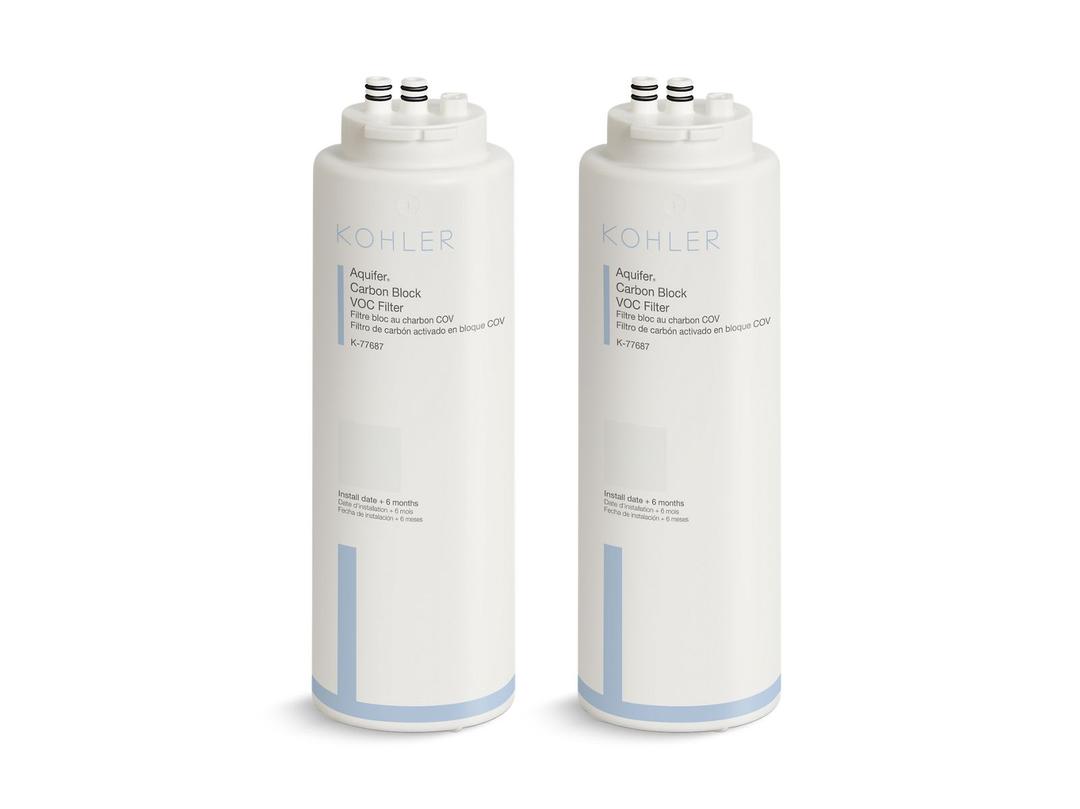 Aquifer Two-pack replacement filter cartridges by Kohler