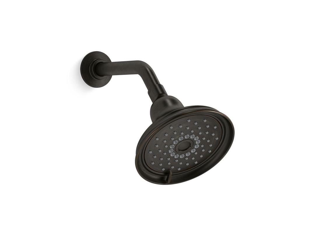 Bancroft 1.75 gpm multifunction showerhead with Katalyst air-induction technology - Oil Rubbed Bronze by Kohler