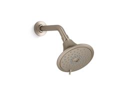 Kohler Forte 1.75 gpm multifunction showerhead with Katalyst air-induction technology - Vibrant French Gold - image 3