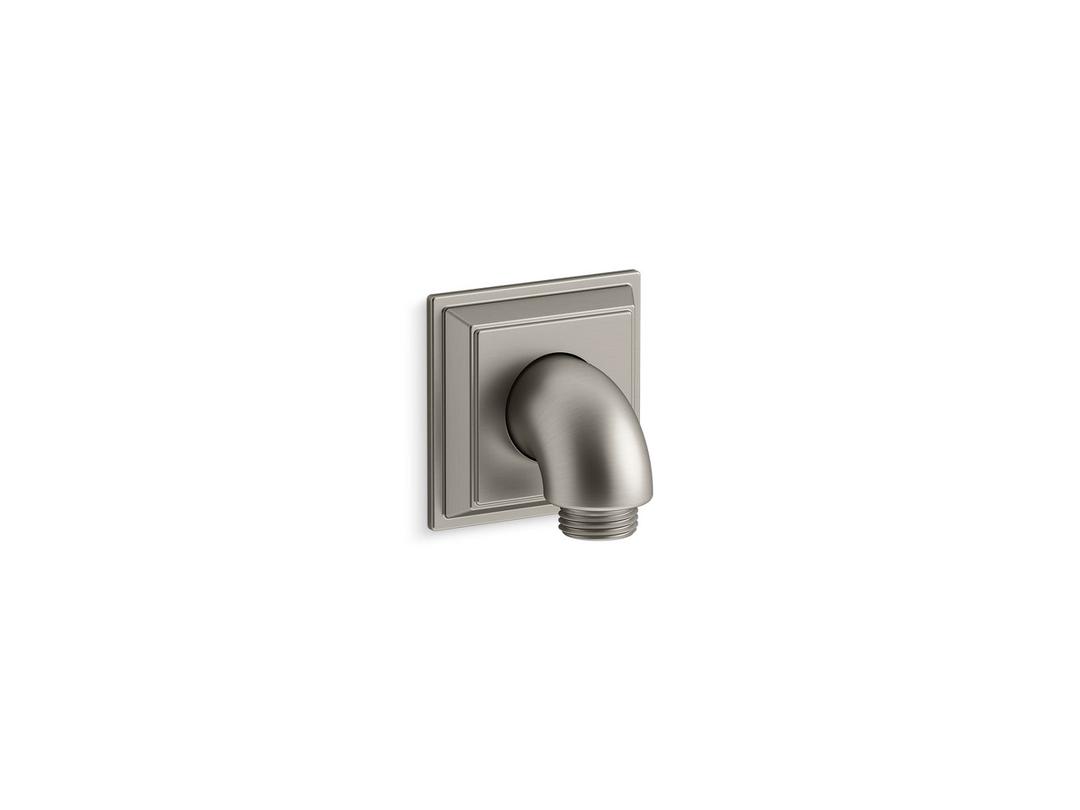 Kohler Memoirs Stately Wall-mount supply elbow with check valve - Vibrant Brushed Nickel by Kohler