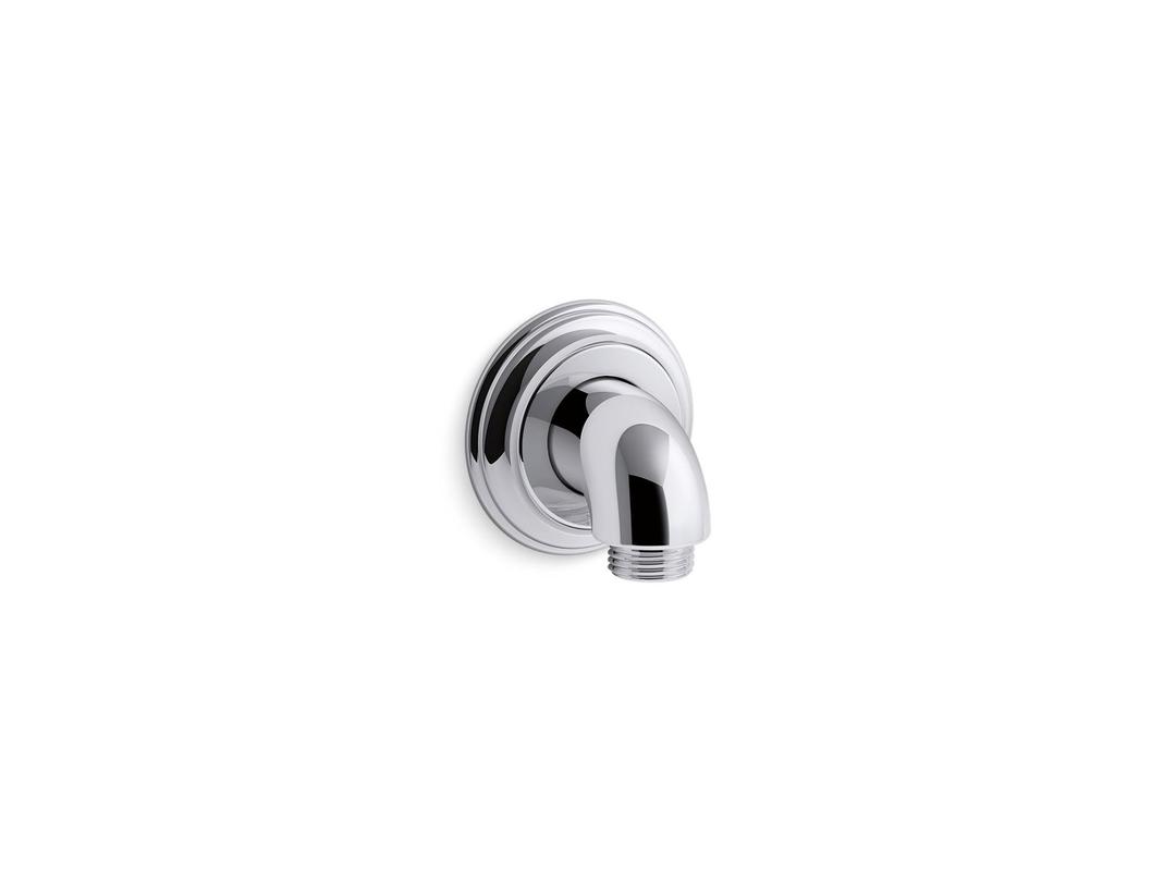 Bancroft wall-mount supply elbow with check valve - Polished Chrome by Kohler