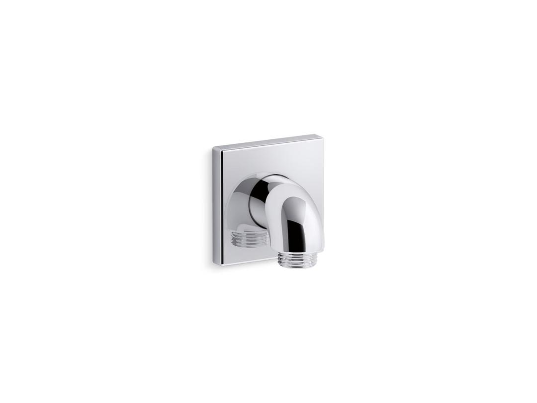 Kohler Loure Wall-mount supply elbow with check valve - Polished Chrome by Kohler