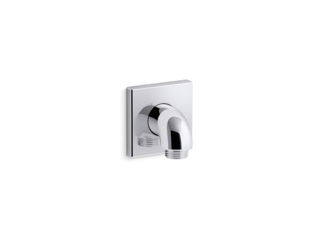 Kohler Loure Wall-mount supply elbow with check valve - Polished Chrome