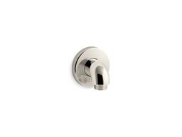 Kohler Purist Stillness Wall-mount supply elbow with check valve - Vibrant Polished Nickel - image 1