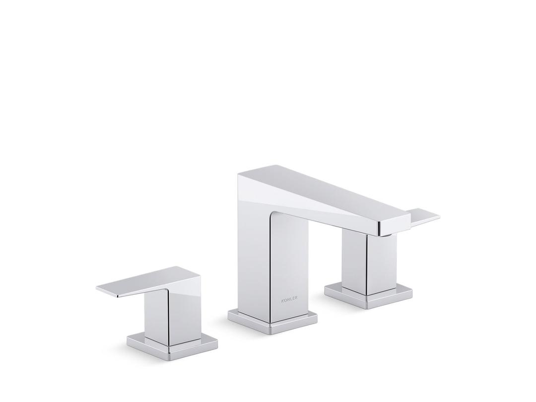 Kohler | Honesty | Widespread Bathroom Sink Faucet - Polished Chrome by Kohler