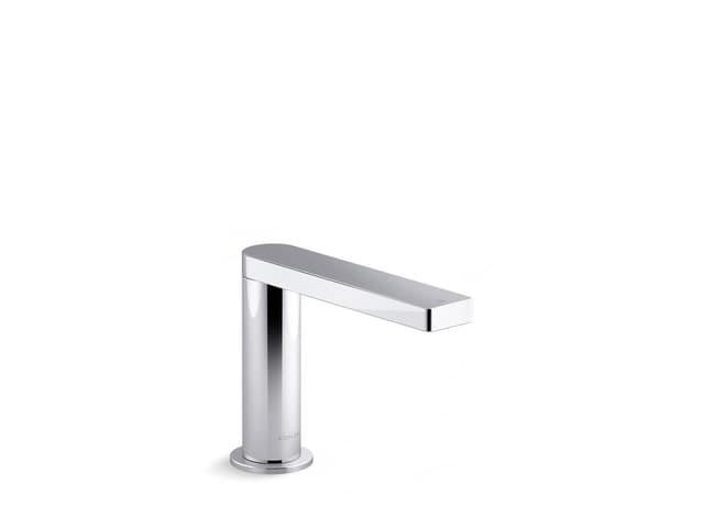 Kohler Composed Touchless faucet with Kinesis sensor technology and temperature mixer, Hybrid-powered - Polished Chrome