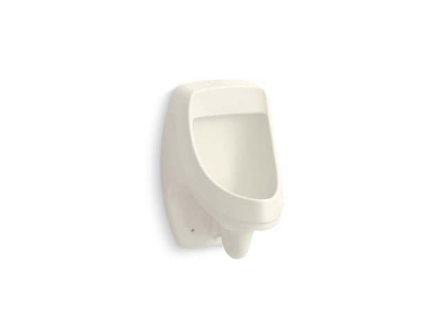 Kohler DexterE Washout half-stall 0.125 gpf urinal, rear spud - Biscuit