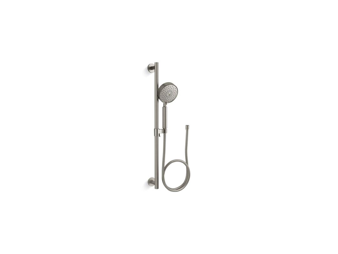 Kohler Purist 30'' four-function handshower kit, 2.5 gpm - Vibrant Brushed Nickel by Kohler