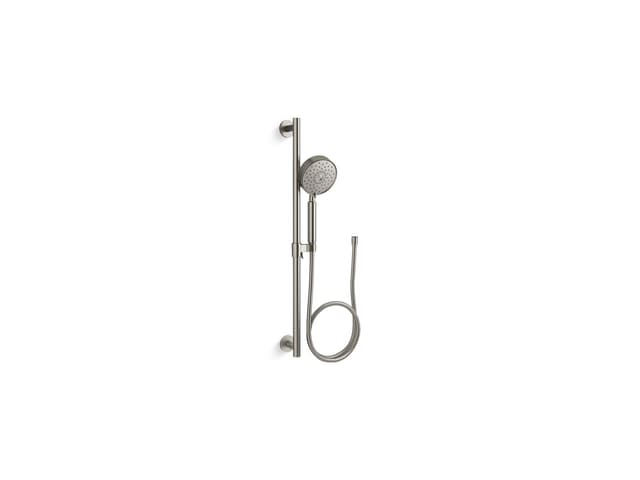 Kohler Purist 30'' four-function handshower kit, 2.5 gpm - Vibrant Brushed Nickel