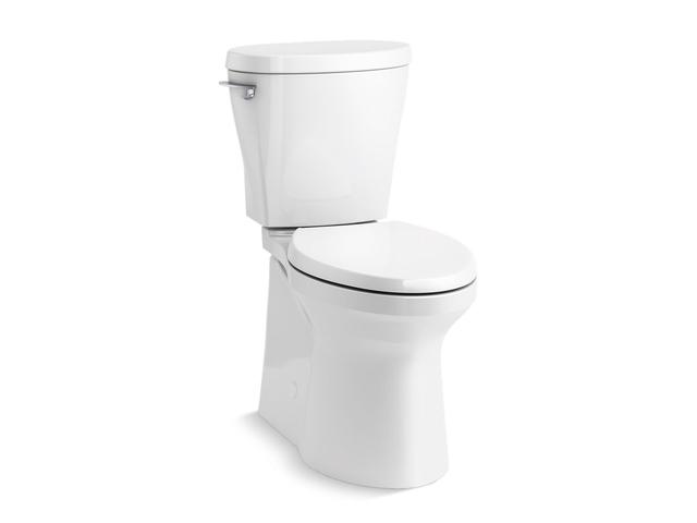 Betello ContinuousClean XT two-piece elongated toilet with skirted trapway, 1.28 gpf