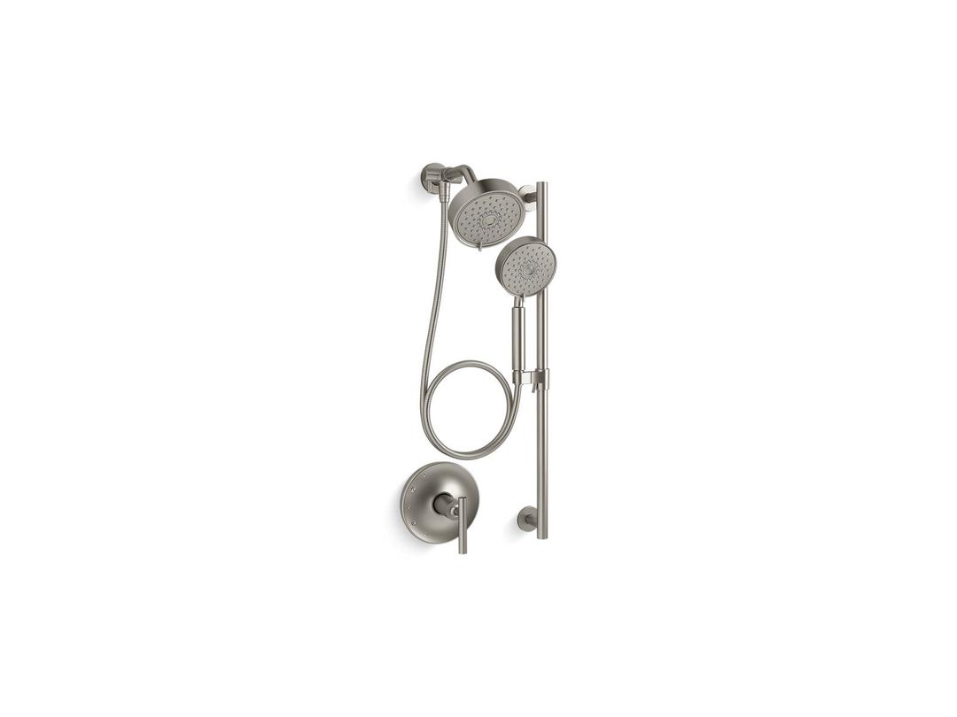 Kohler Purist Showering Kit, 2.5 gpm - Vibrant Brushed Nickel by Kohler
