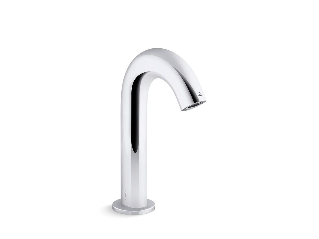 Kohler ObloE Touchless bathroom sink faucet with Kinesis sensor technology, AC-powered - Polished Chrome by Kohler