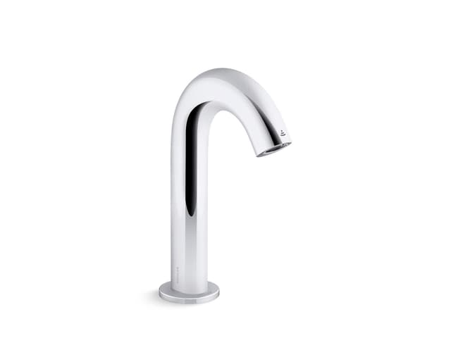 Kohler ObloE Touchless faucet with Kinesis sensor technology and temperature mixer, Hybrid-powered - Polished Chrome