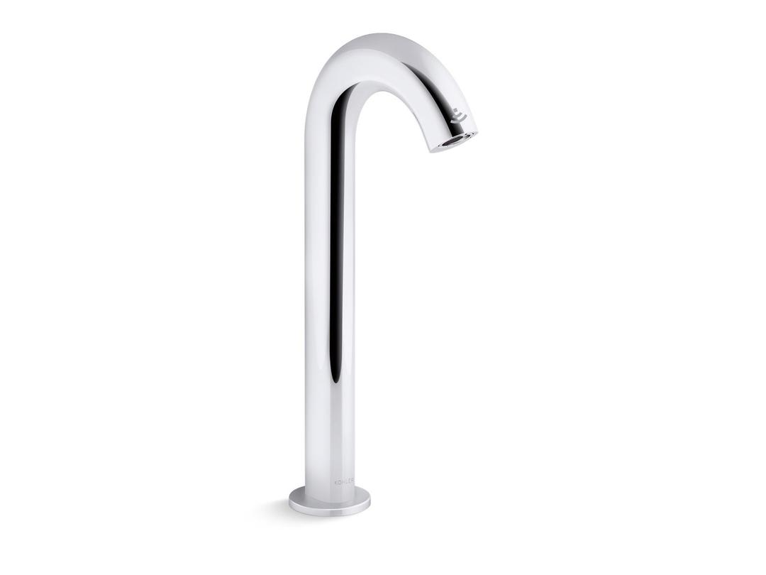 Kohler ObloE Touchless faucet with Kinesis sensor technology and temperature mixer, AC-powered - Polished Chrome by Kohler