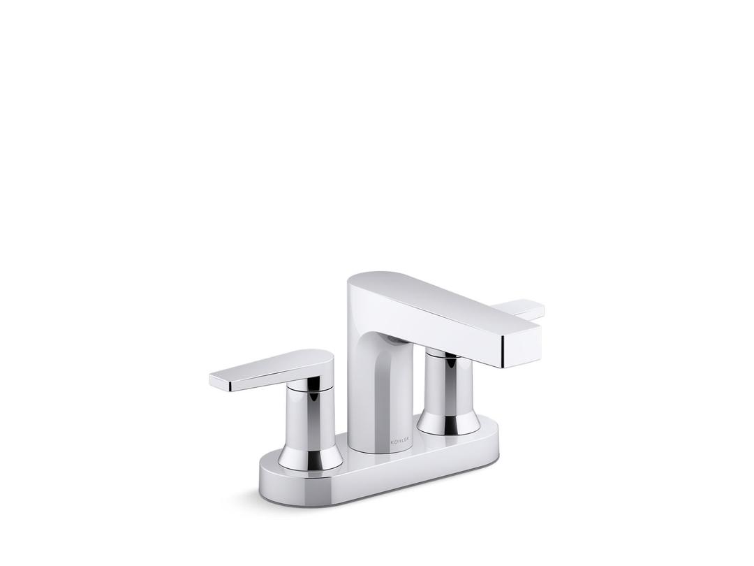 Kohler | Taut | Widespread Bathroom Sink Faucet - Vibrant Brushed Nickel by Kohler