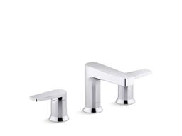 Kohler | Taut | Widespread Bathroom Sink Faucet - Vibrant Brushed Nickel - image 1