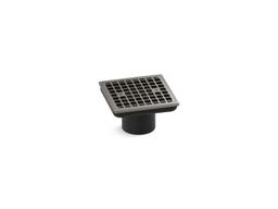 Kohler Clearflo Square brass tile-in shower drain (drain body not included) - Matte Black - image 4