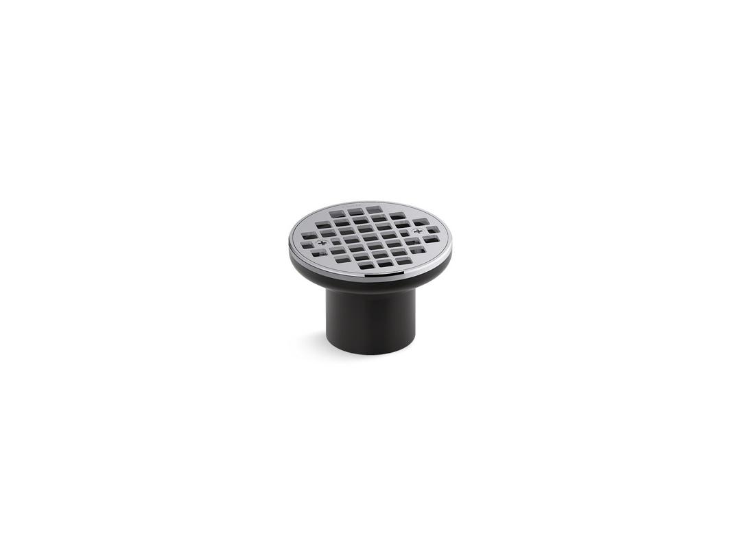 Kohler Clearflo Round brass tile-in shower drain (drain body not included) - Polished Chrome by Kohler