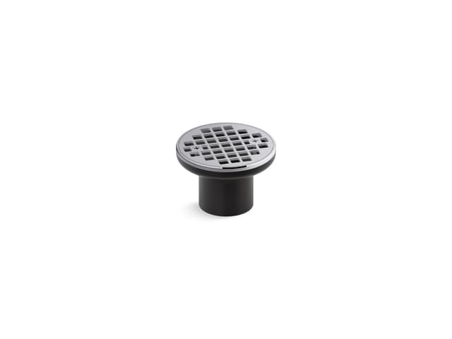 Kohler Clearflo Round brass tile-in shower drain (drain body not included) - Polished Chrome