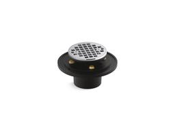 Kohler Clearflo Round brass tile-in shower drain - Vibrant Polished Nickel - image 2
