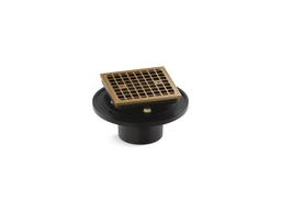 Kohler Clearflo Square brass tile-in shower drain - Vibrant Polished Nickel - image 3