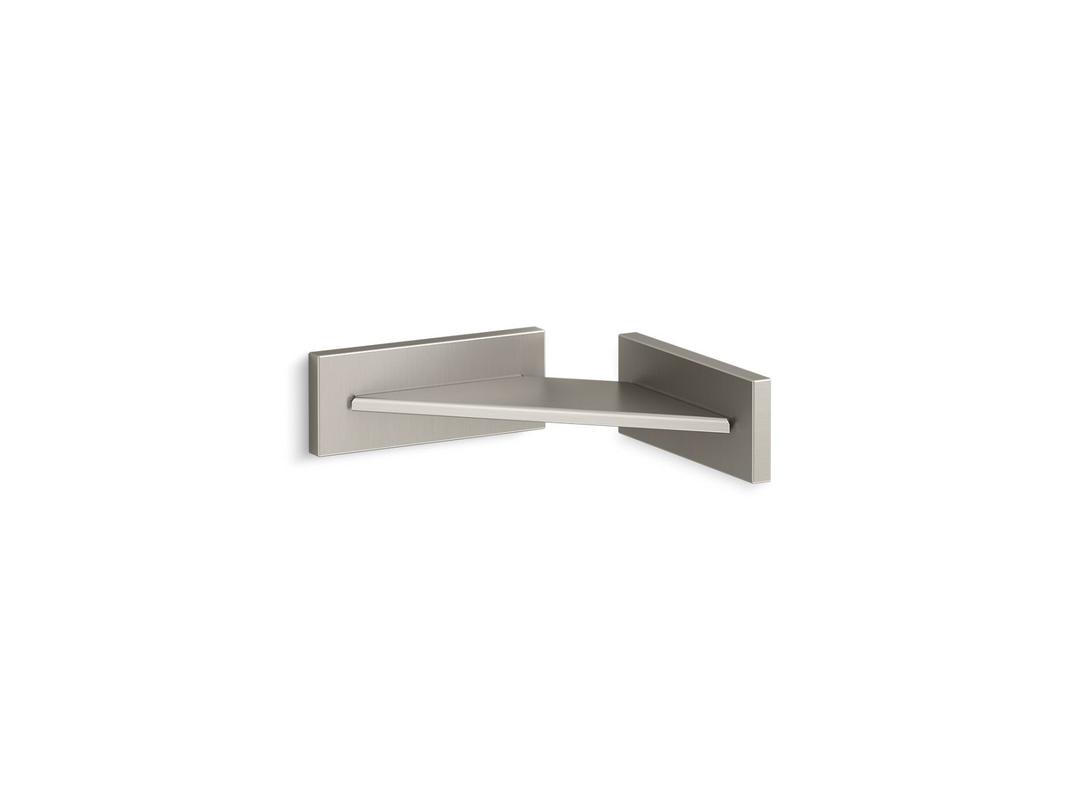 Kohler Square Foot ledge - Vibrant Brushed Nickel by Kohler