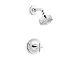 Kohler Purist Rite-Temp shower trim kit with cross handle, 1.75 gpm - Polished Chrome - image 1