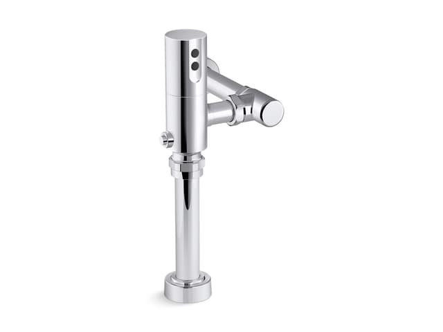 Kohler Mach Tripoint Touchless toilet flushometer, DC-powered, 1.0 gpf - Polished Chrome