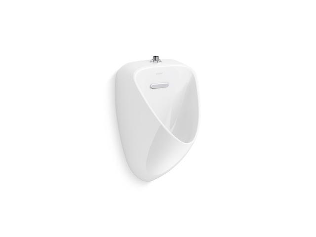 Contemporary washout urinal with top spud