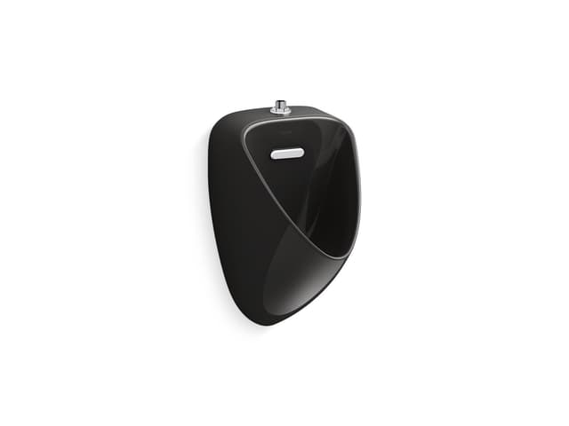 Kohler Contemporary washout urinal with top spud - Black
