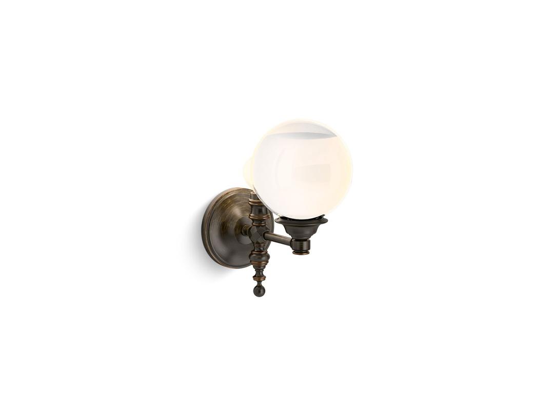 Kohler Damask 1 Light Lacemaker Sconce - Oil Rubbed Bronze by Kohler