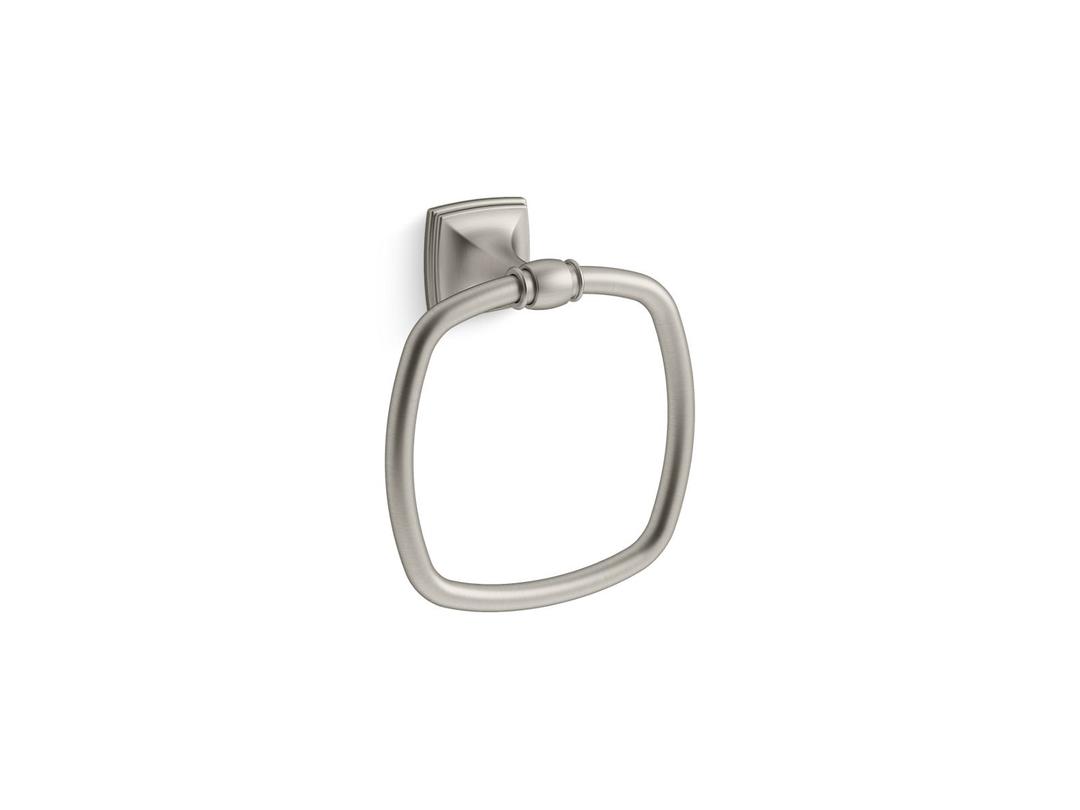 Kohler | Grand | Towel Ring - Vibrant Brushed Nickel by Kohler