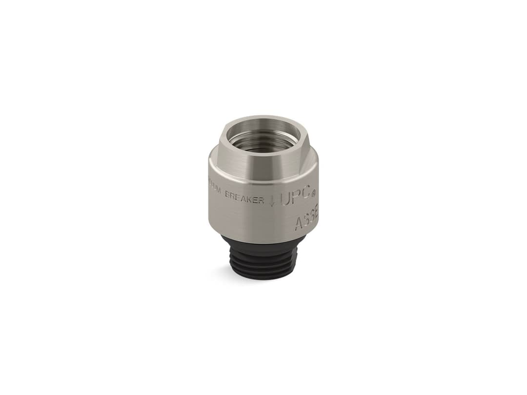 Kohler PersonaE Vacuum breaker, 1/2'' x 1/2'' - Vibrant Brushed Nickel by Kohler