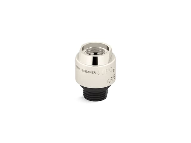 Kohler PersonaE Vacuum breaker, 1/2'' x 1/2'' - Vibrant Polished Nickel