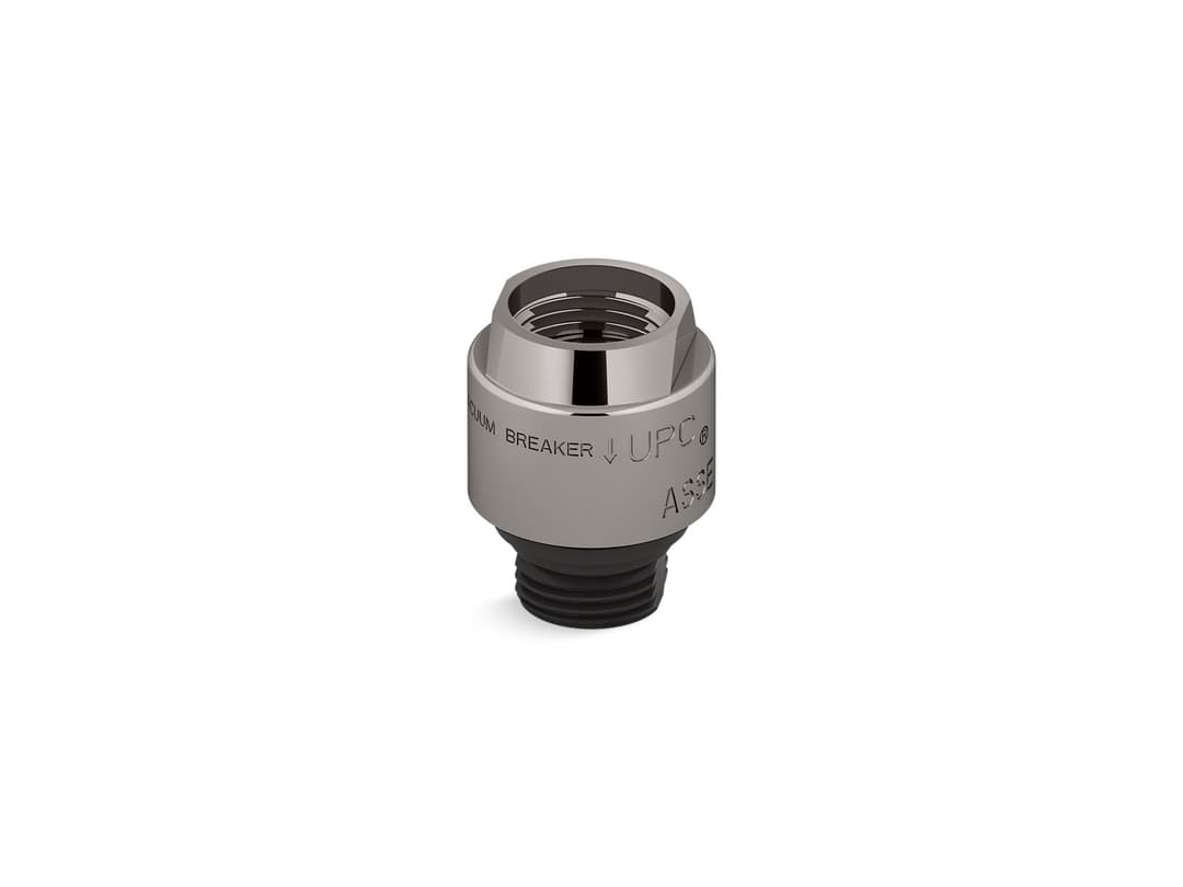 Kohler PersonaE Vacuum breaker, 1/2'' x 1/2'' - Vibrant Titanium by Kohler