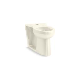 Kohler Modflex Adjust-a-Bowl Floor-mount top spud flushometer bowl with bedpan lugs - White - image 3
